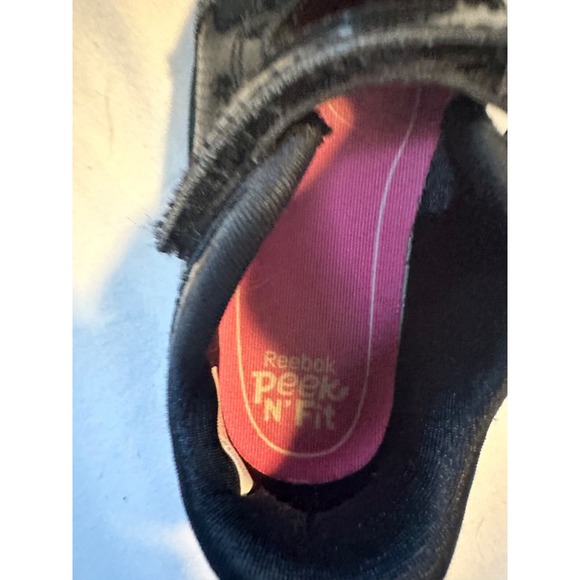Reebok Toddler Black Patent Leather Mary Jane‎ Shoes Sneakers Size 5 - Picture 7 of 7